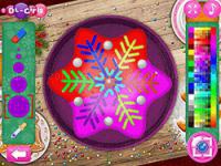 Christmas gingerbread color me