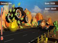 Jeu mobile Furious road game : low poly car racing