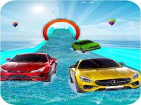 Jeu mobile Water slide car stunt racing game 3d