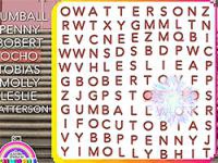 Jeu mobile The amazing world of gumball: word search