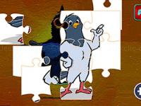 Jeu mobile Cartoon pigeon jigsaw
