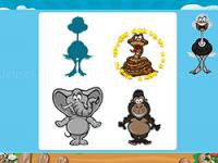 Jeu mobile Animals shapes