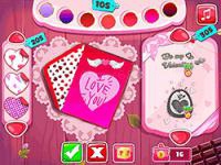 Jeu mobile Valentine's handmade shop