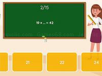 Math quiz game