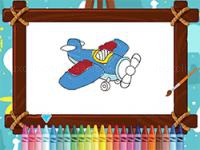 Cute planes coloring