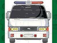 Jeu mobile Cartoon ambulance puzzle