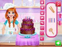 Jeu mobile Princess kitchen stories: birthday cake