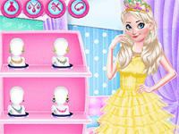 Long hair princess prom