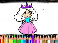 Jeu mobile Back to school princess coloring book