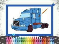 Volvo trucks coloring