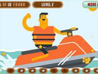 Jeu mobile Jet ski summer fun hidden