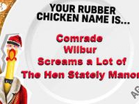 Jeu mobile What's your chicken name?
