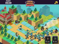 Jeu mobile Castle defense isometric