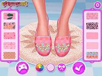 My spring flat shoes design