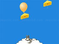 Kangaroo mouse flying cheese