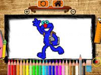 Jeu mobile Boy doll coloring book