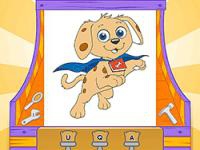 Alpha pig's paint by letter