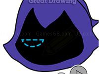 Jeu mobile Teen titans go!: how to draw raven