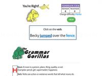 Jeu mobile The grammar gorillas