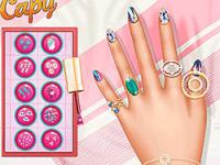 Jeu mobile My nails design on social media
