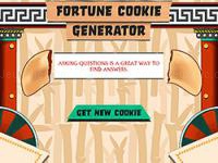 Jeu mobile Fortune cookie generator