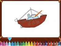 Jeu mobile Big boats coloring
