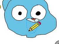 Jeu mobile Gumball: how to draw gumball