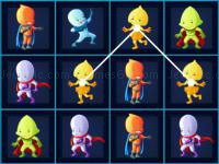 Jeu mobile Superheroes connect deluxe