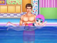 Jeu mobile Baby taylor learn swimming