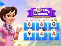 Jeu mobile Kings and queens solitaire tripeaks