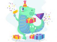 Jeu mobile Dino party jigsaw