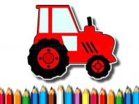 Jeu mobile Easy kids coloring tractor