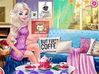 Princesses fashion over coffee