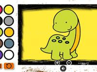 Jeu mobile Easy kids coloring dinosaur