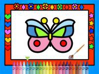 Jeu mobile Color and decorate butterflies