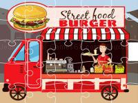 Jeu mobile Burger trucks jigsaw