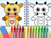 Jeu mobile Lovely pets coloring pages
