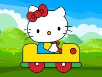 Jeu mobile Cute kitty car jigsaw