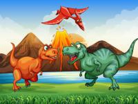 Jeu mobile Colorful dinosaurs match 3