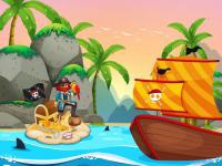 Jeu mobile Pirate travel coloring