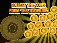 Jeu mobile Collect the coins from the treasure