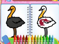 Jeu mobile Coloring birds game