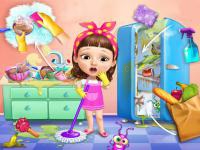 Jeu mobile Sweet baby girl cleanup messy house