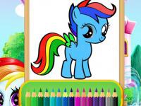 Jeu mobile Wonder pony coloring