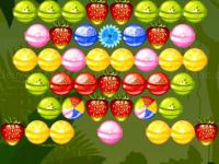 Jeu mobile Bubble shooter fruits candies