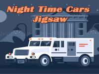 Jeu mobile Night time cars jigsaw