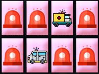 Jeu mobile Ambulance trucks memory