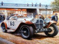 Jeu mobile Painting vintage cars jigsaw puzzle 2