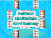 Jeu mobile Summer cold drinks card memory