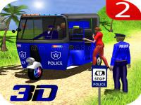Jeu mobile Police auto rickshaw taxi game